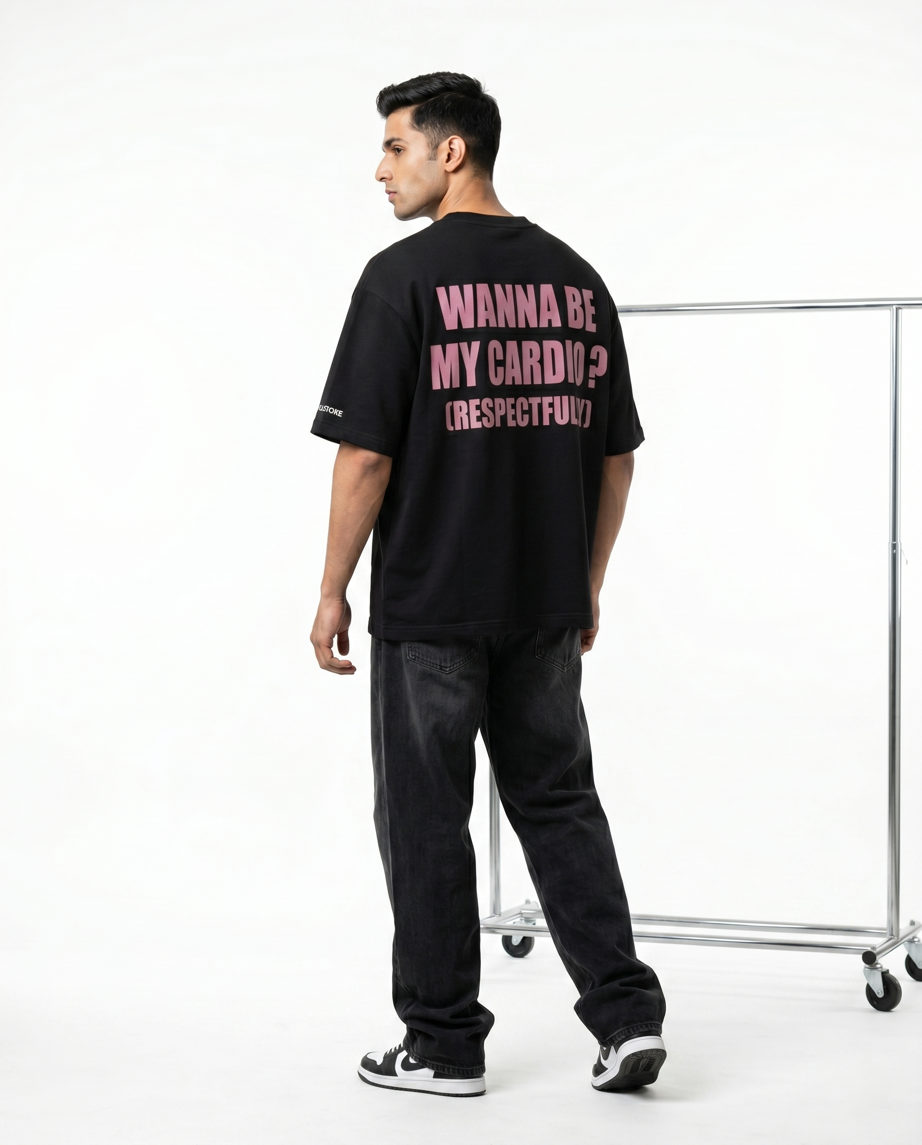 WANNA BE MY CARDIO GRAPHIC PRINTED TEE