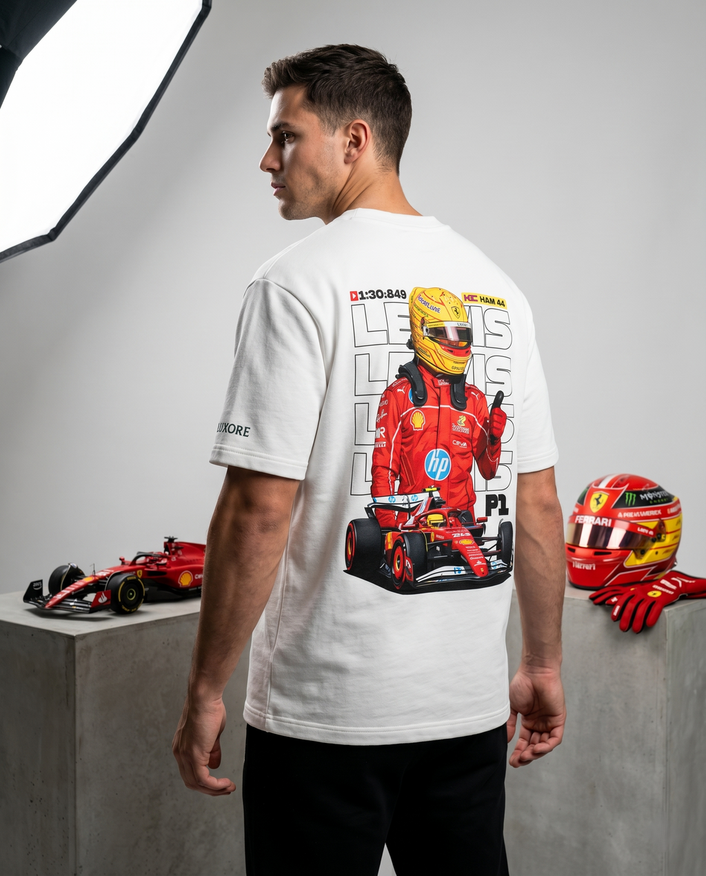 LEWIS FERRARI PRINTED T-SHIRT