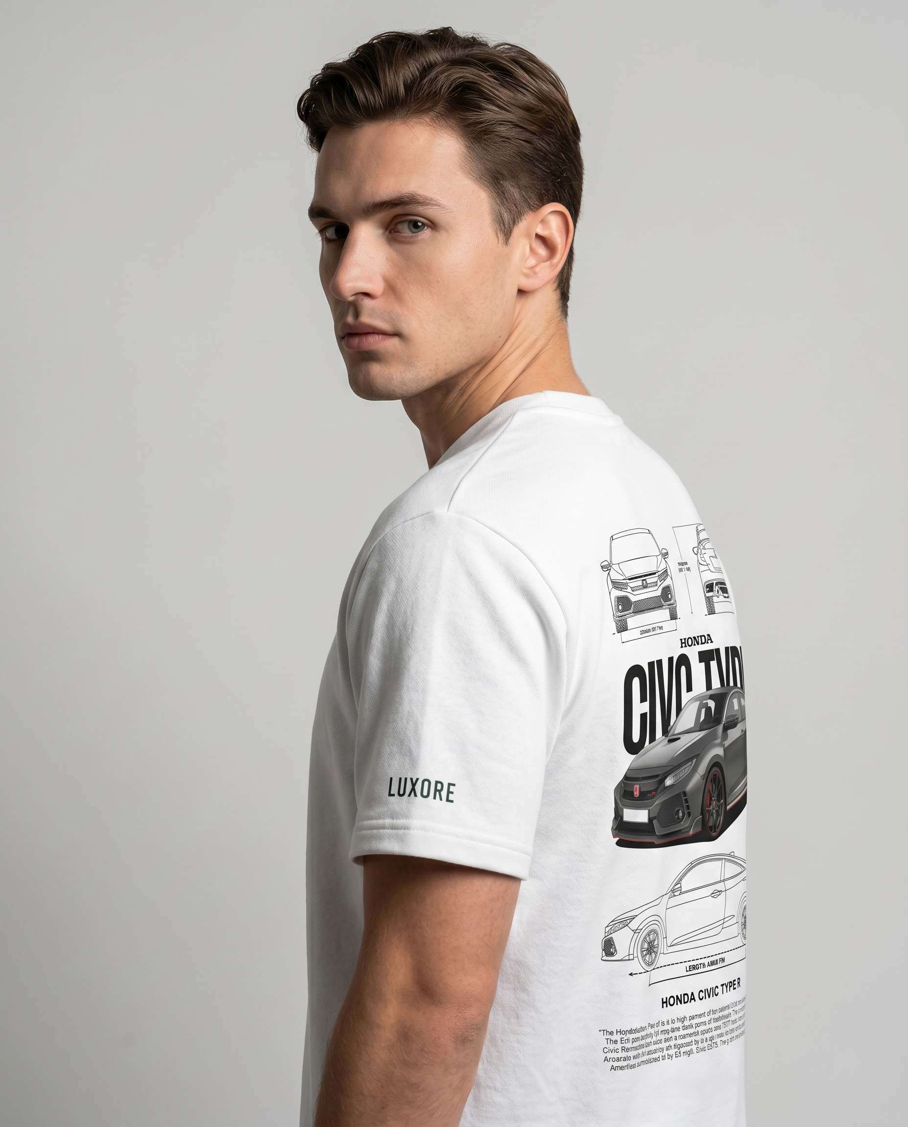 HONDA CIVIC TYPE-R PRINTED T-SHIRT