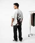 LUXORÉ AMAZING SPIDER-WEB GRAPHIC PRINTED TEE