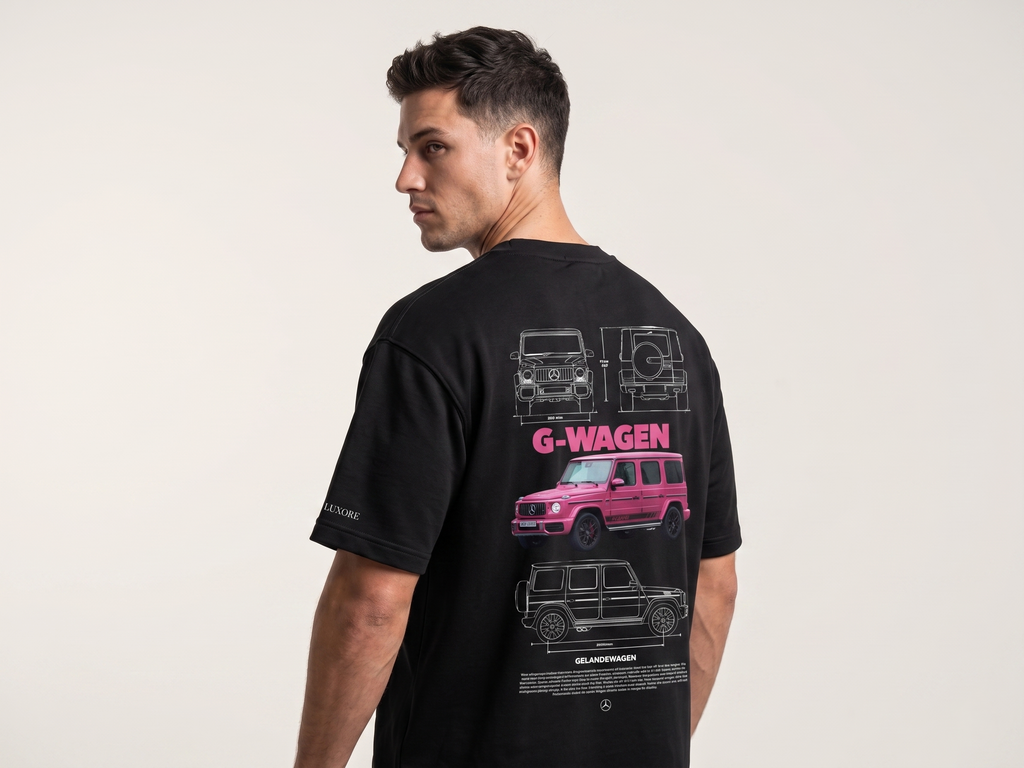 PINK G63 G WAGEN PRINTED T-SHIRT