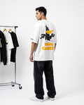 LUXORÉ DUCK WHO CARES GRAPHIC PRINTED TEE