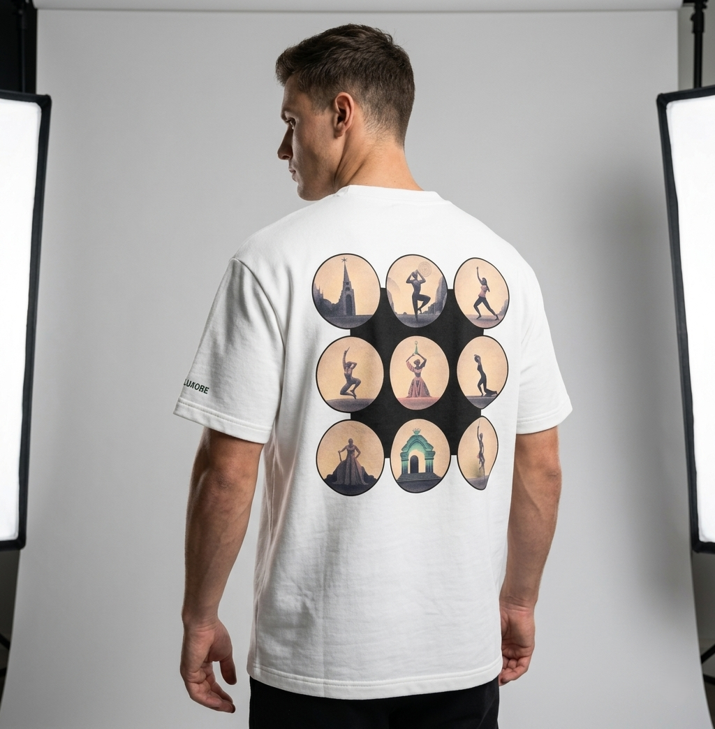 YOGA MUDRA PRINTED T-SHIRT