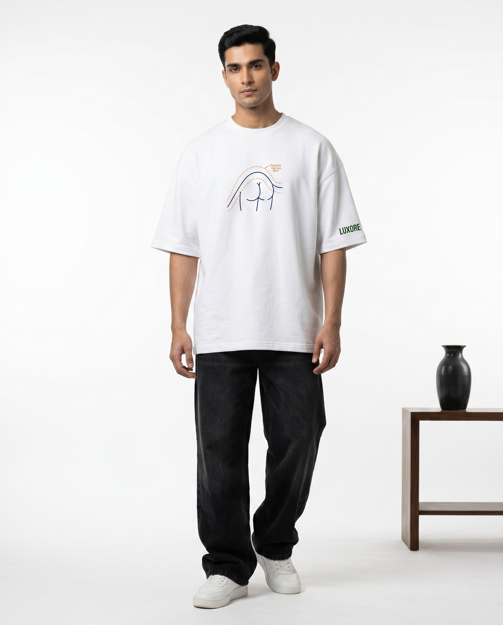 LUXORÉ I LOVE ANAL YTYCS GRAPHIC PRINTED TEE