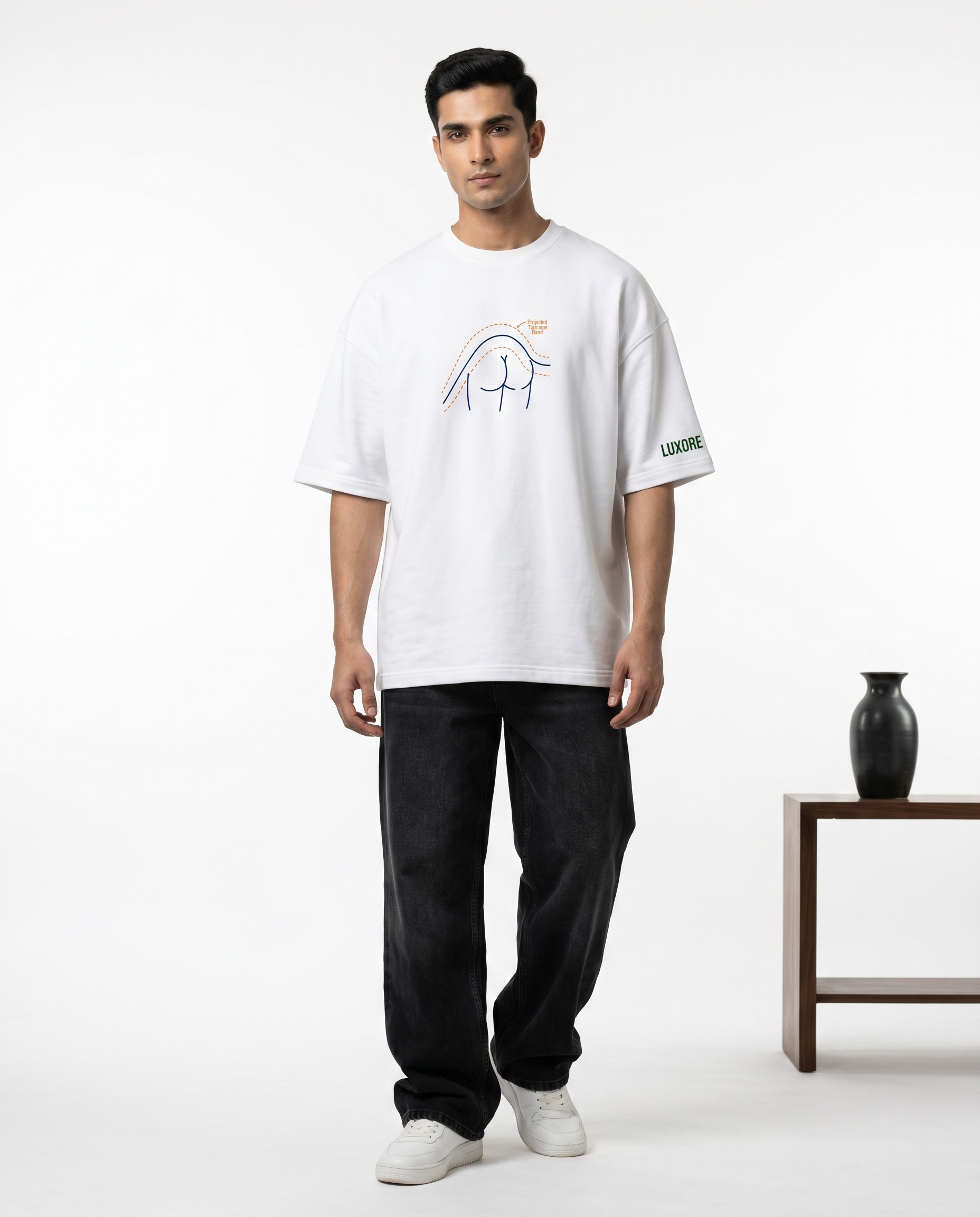 LUXORÉ I LOVE ANAL YTYCS GRAPHIC PRINTED TEE