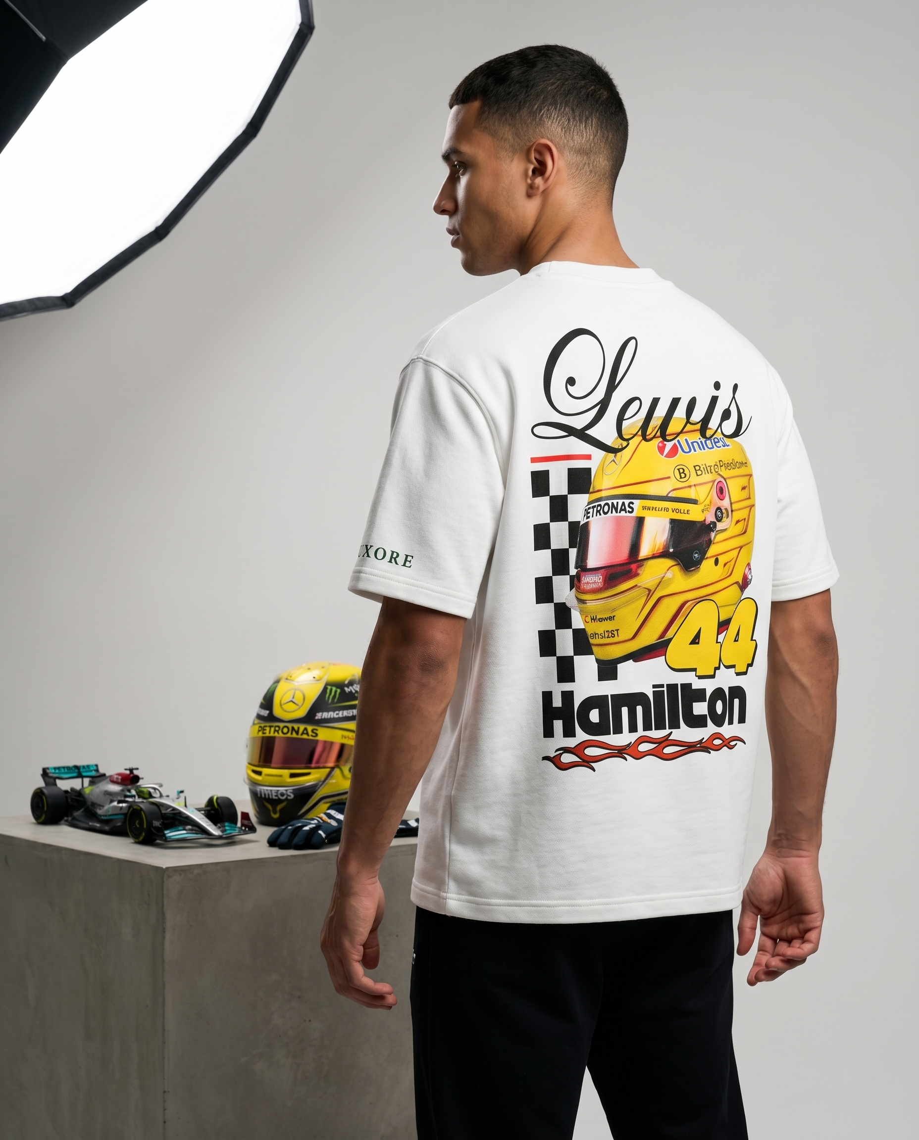 F1 Lewis Hamilton 44 Yellow