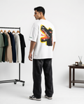 LUXORÉ SCRABLE DINOSAUR GRAPHIC PRINTED TEE