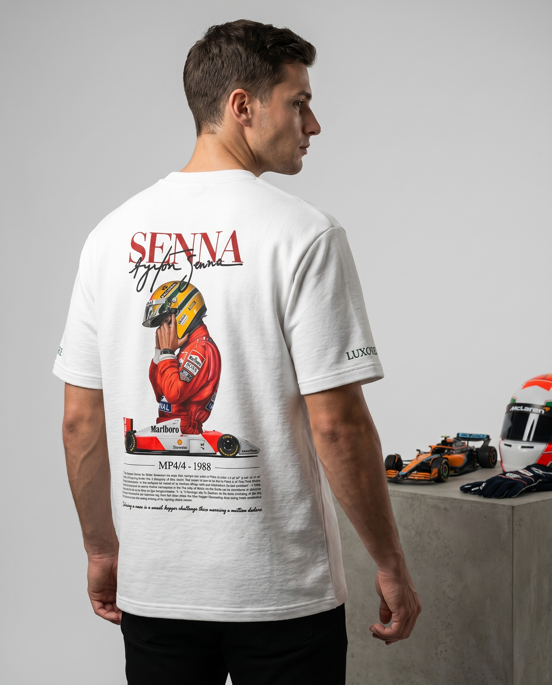 AYRTON SENNA PRINTED T-SHIRT