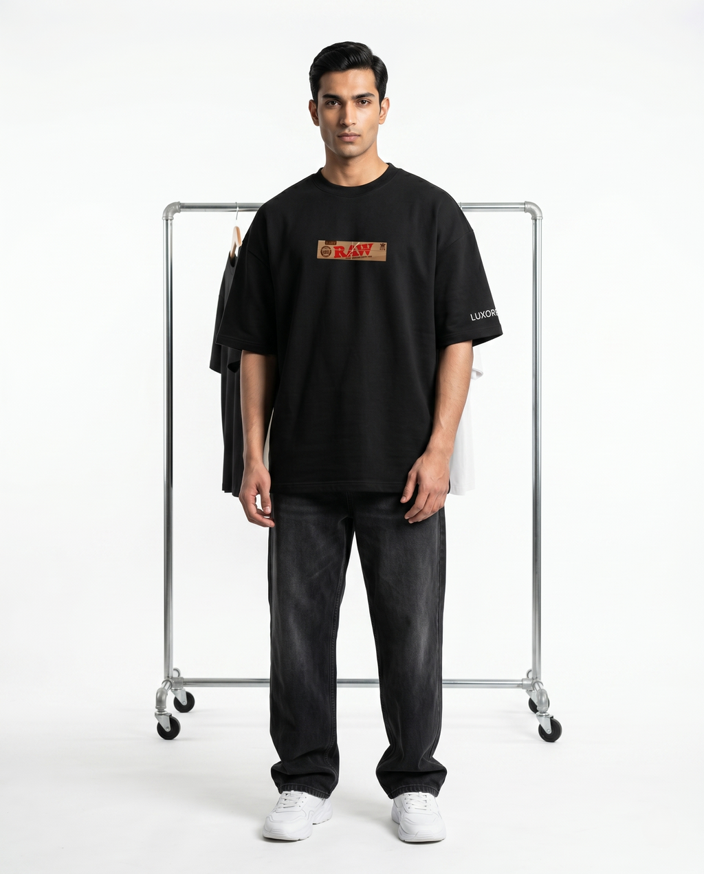 RAW PAPER GRAPHIC PRINTED TEE
