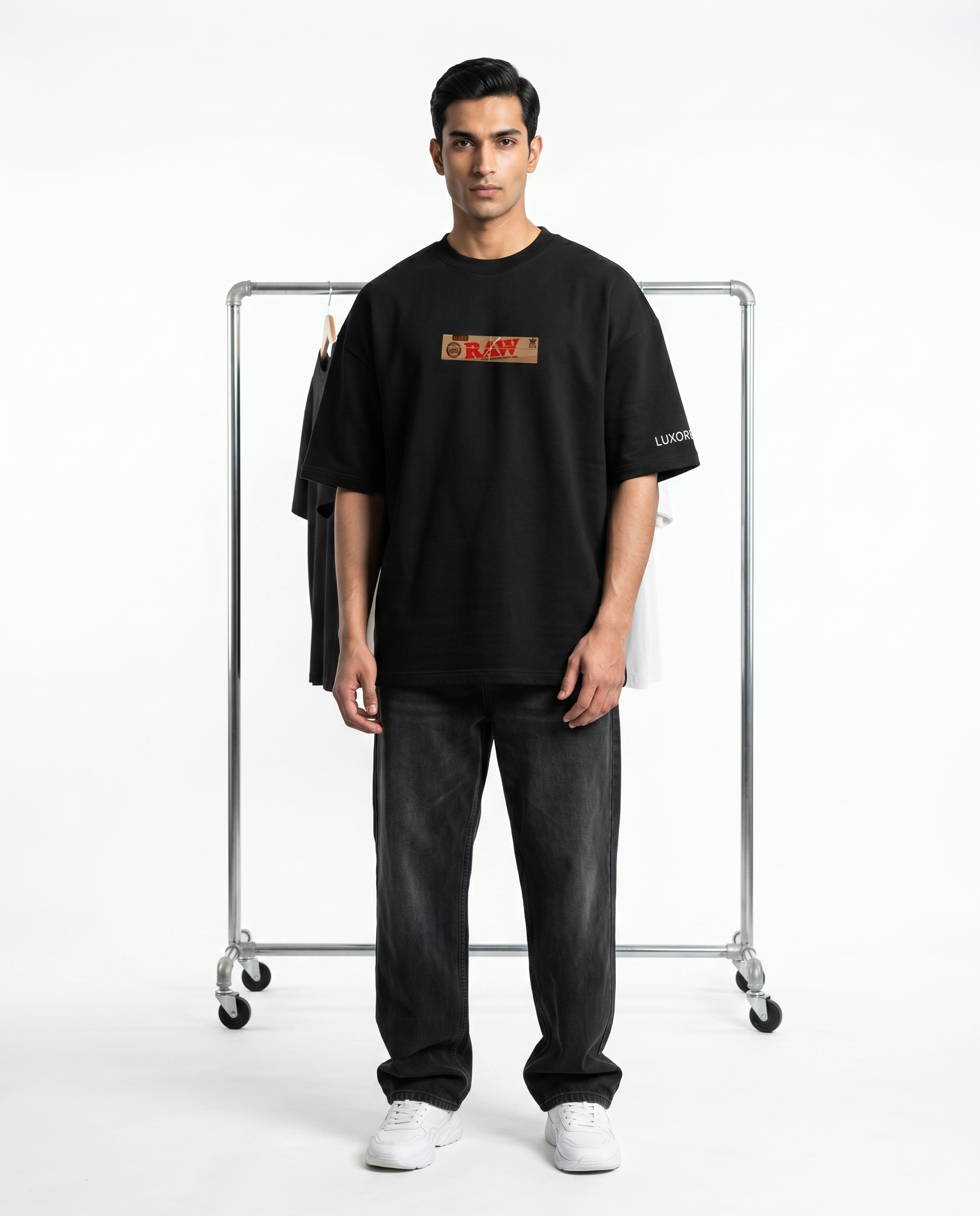 RAW PAPER GRAPHIC PRINTED TEE