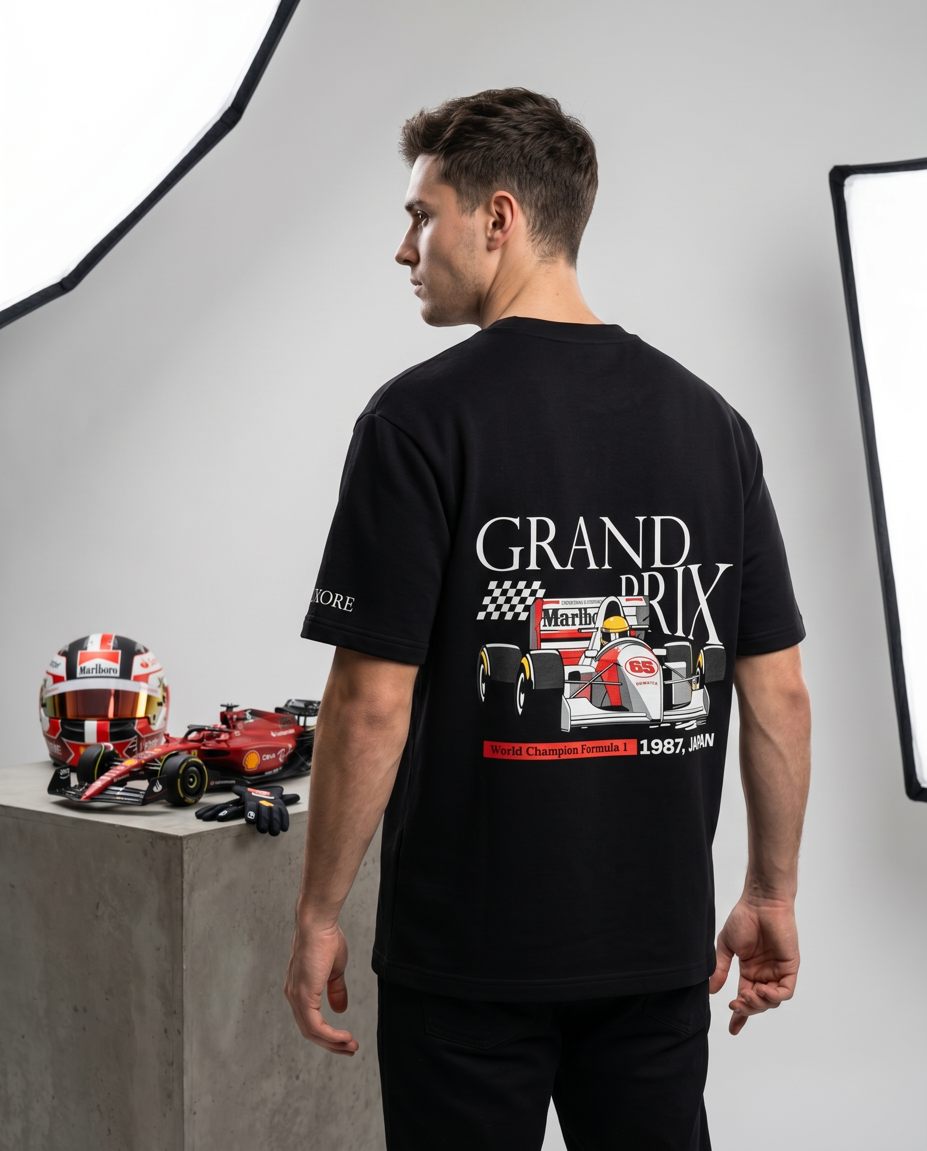 GRAND PRIX CAR PRINTED T-SHIRT