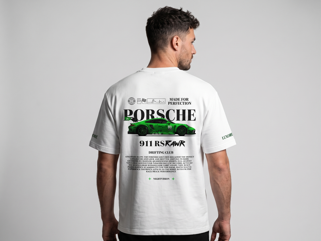 PORSCHE 911 RS RAWR PRINTED T-SHIRT