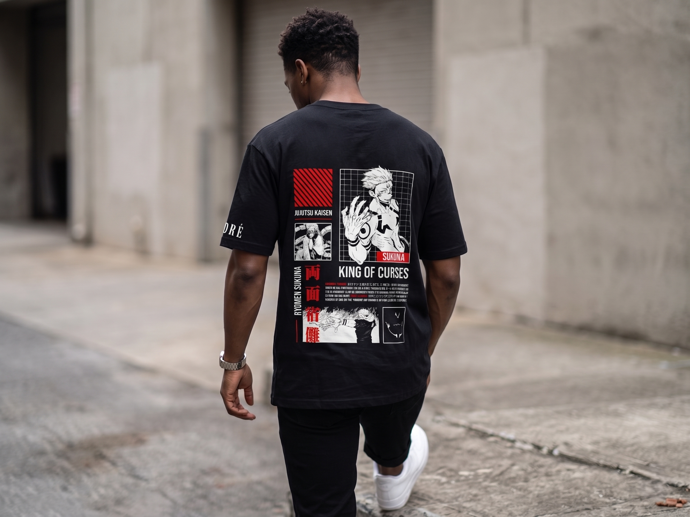 MEGUMI FUSHIGURO PRINTED T-SHIRT