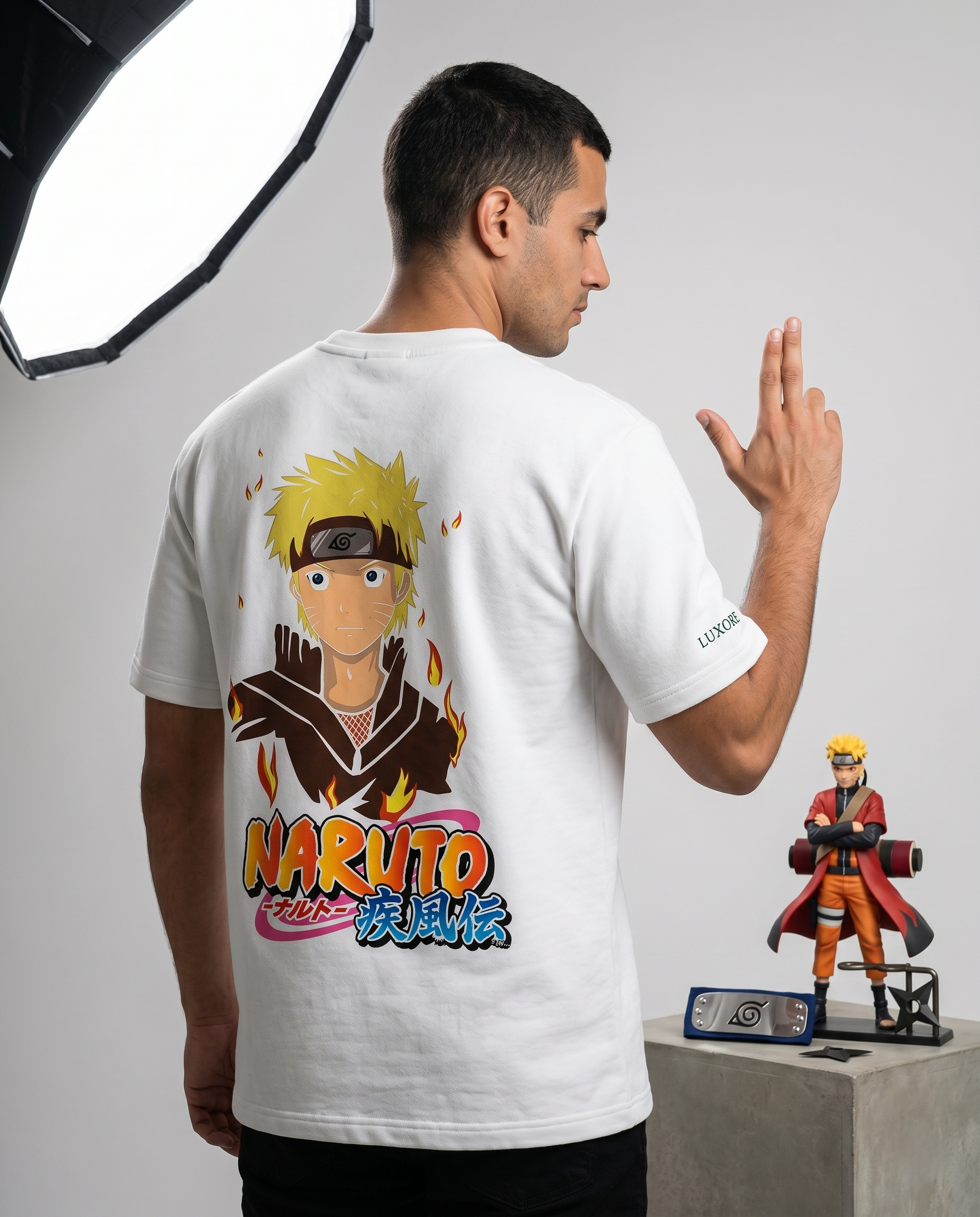 NARUTO PRINTED T-SHIRT