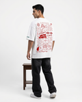 LUXORÉ ARCTIC MONKEY BILL GRAPHIC PRINTED TEE