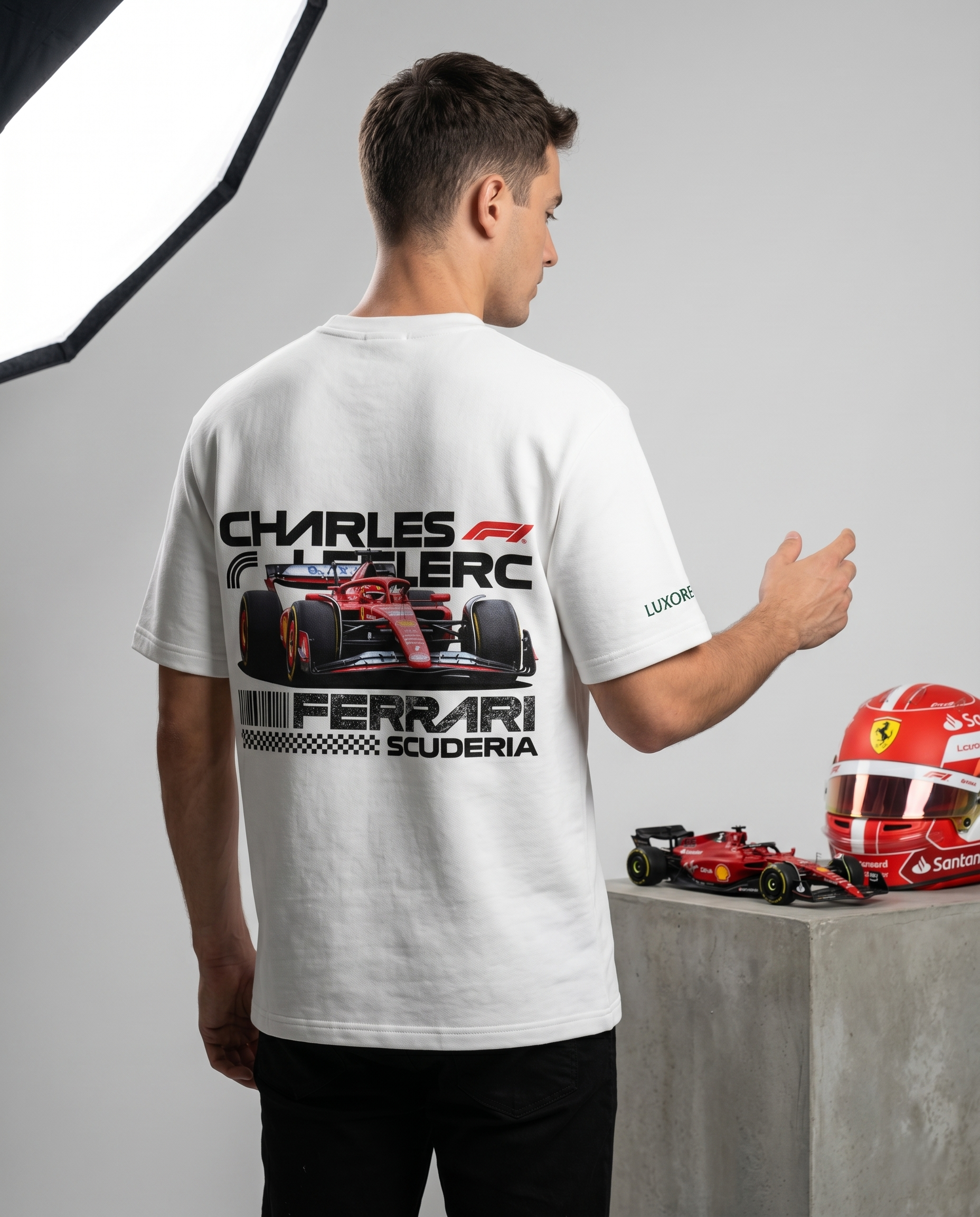 CHARLES LECLERC PRINTED T-SHIRT