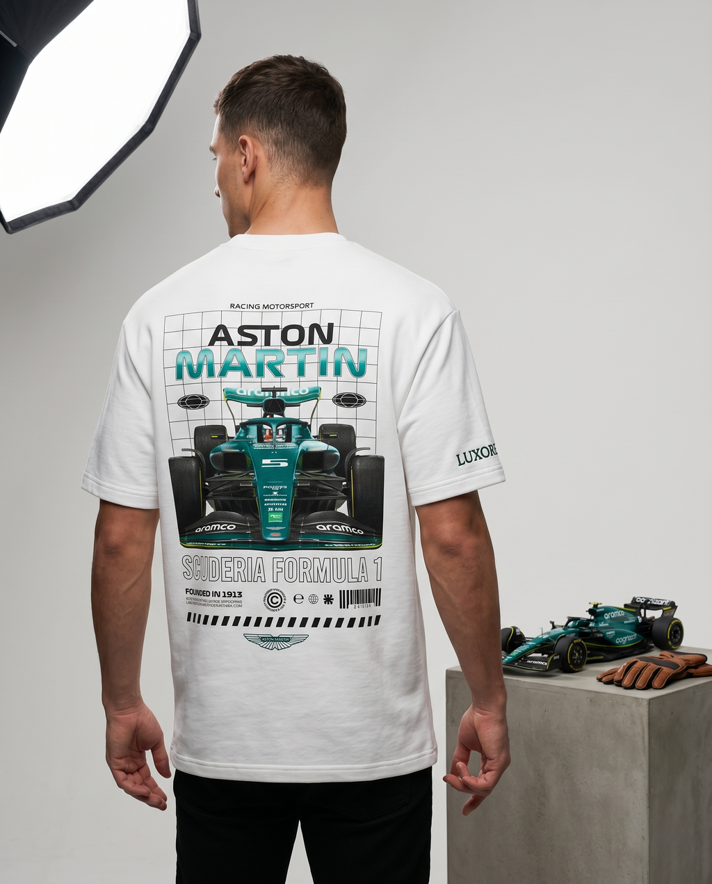 ASTON MARTIN PRINTED T-SHIRT