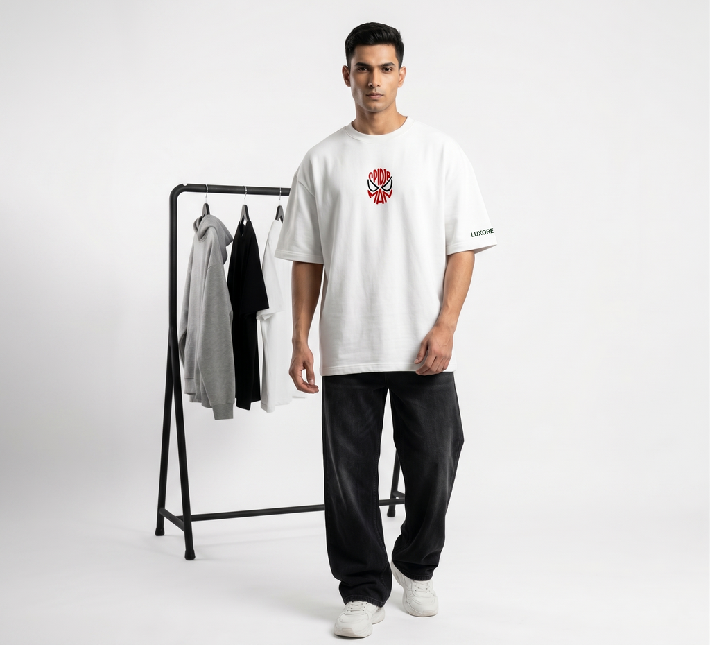 LUXORÉ SPIDY & MJ GRAPHIC PRINTED TEE