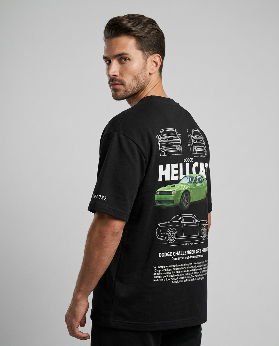 DODGE HELLCAT PRINTED T-SHIRT