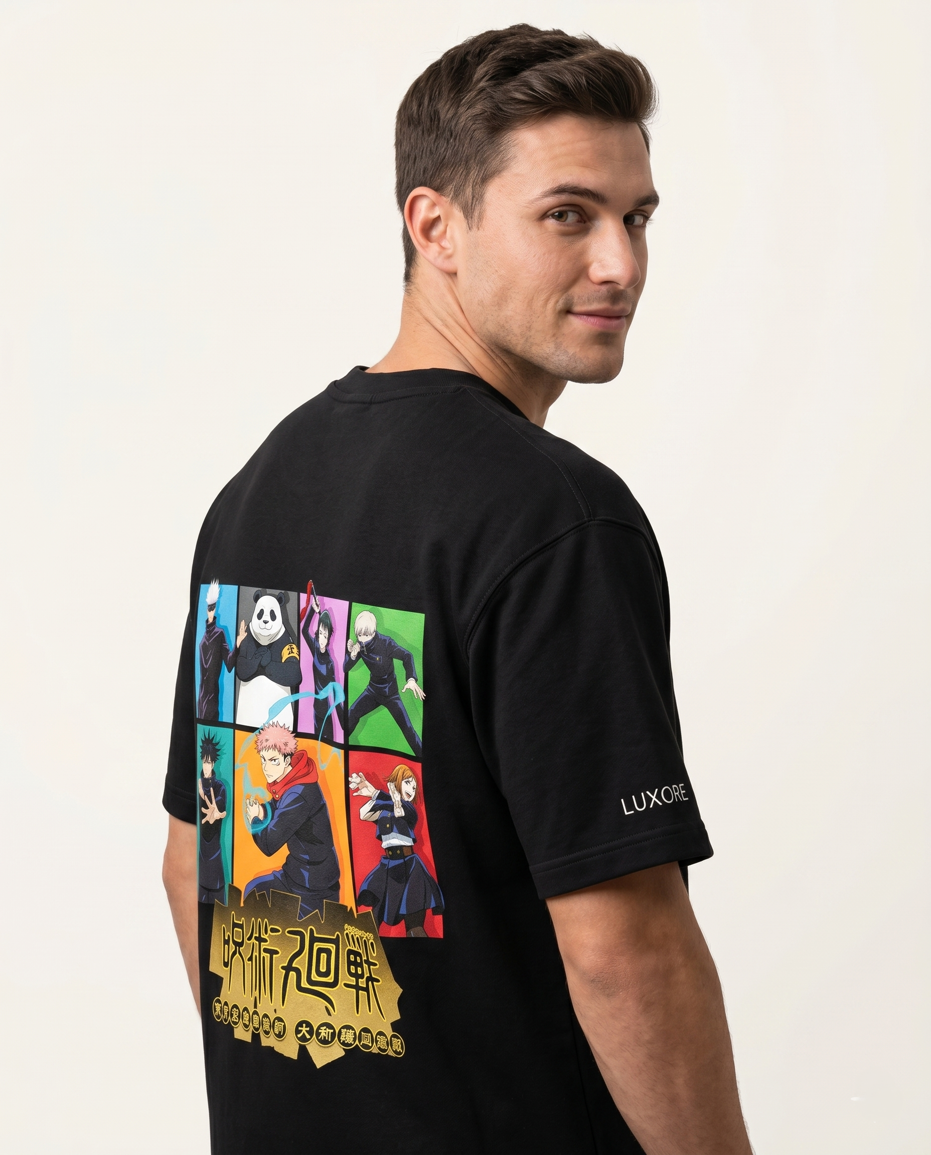 YUJI ITADORI AND SATORU GOJO PRINTED T-SHIRT