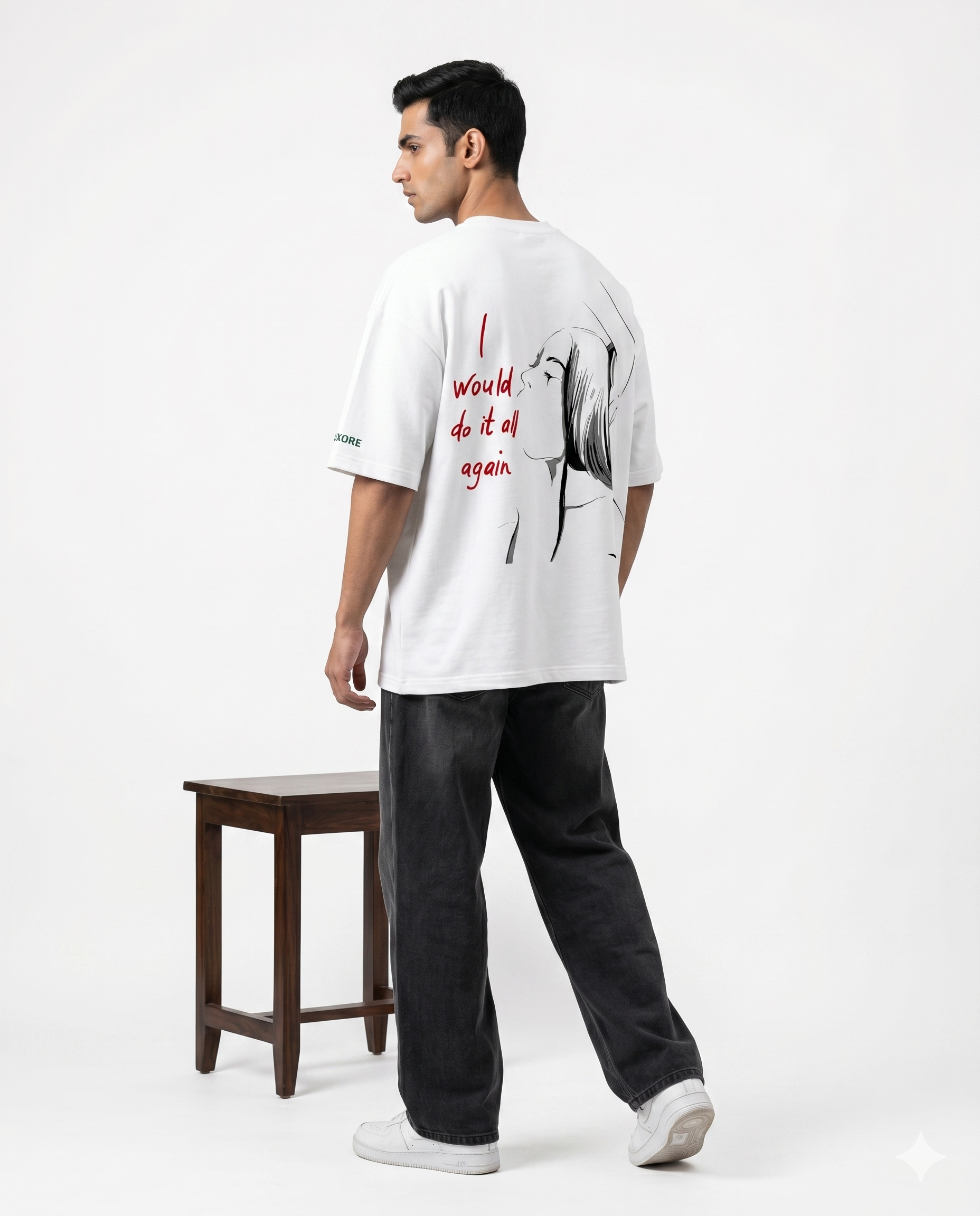 LUXORÉ I WOULD DO IT ALL AGAIN GRAPHIC PRINTED TEE