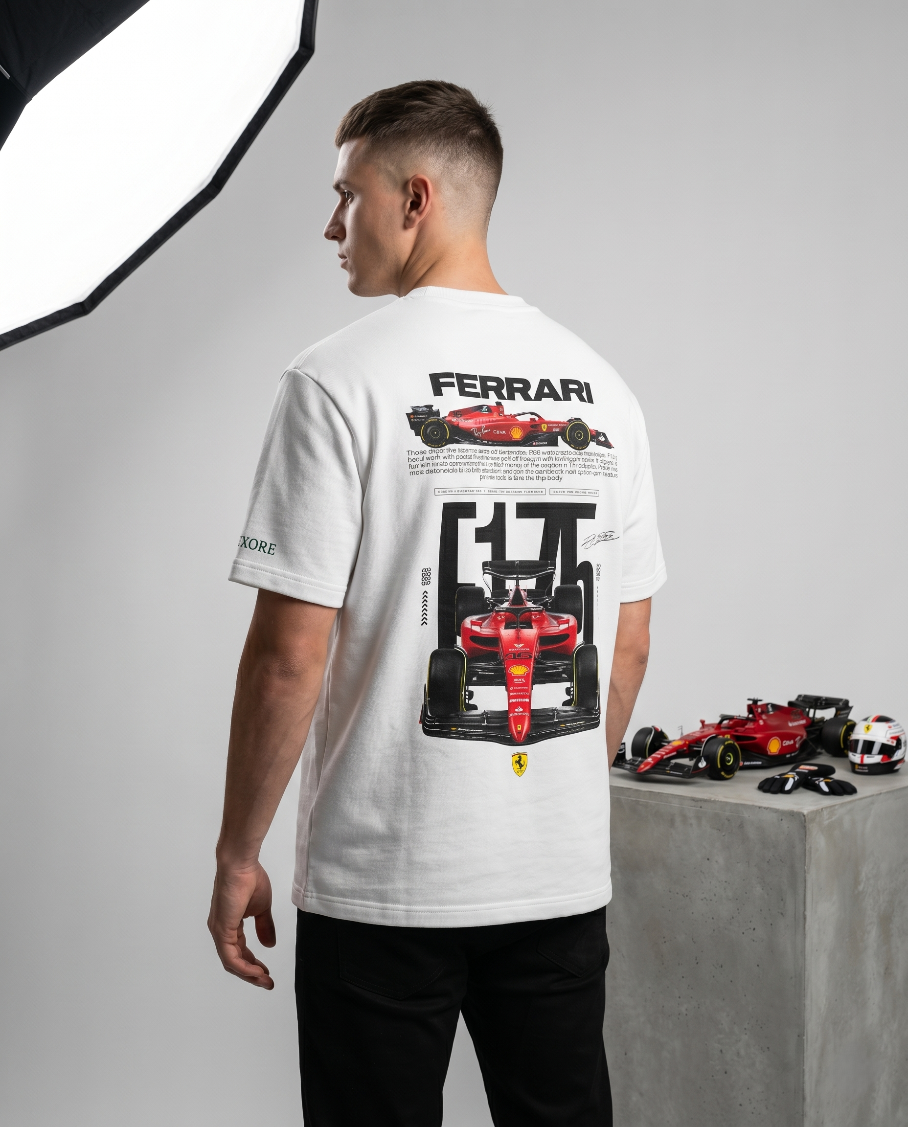 FERRARI 75 PRINTED T-SHIRT