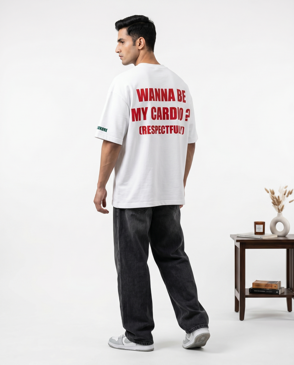 WANNA BE MY CARDIO GRAPHIC PRINTED TEE
