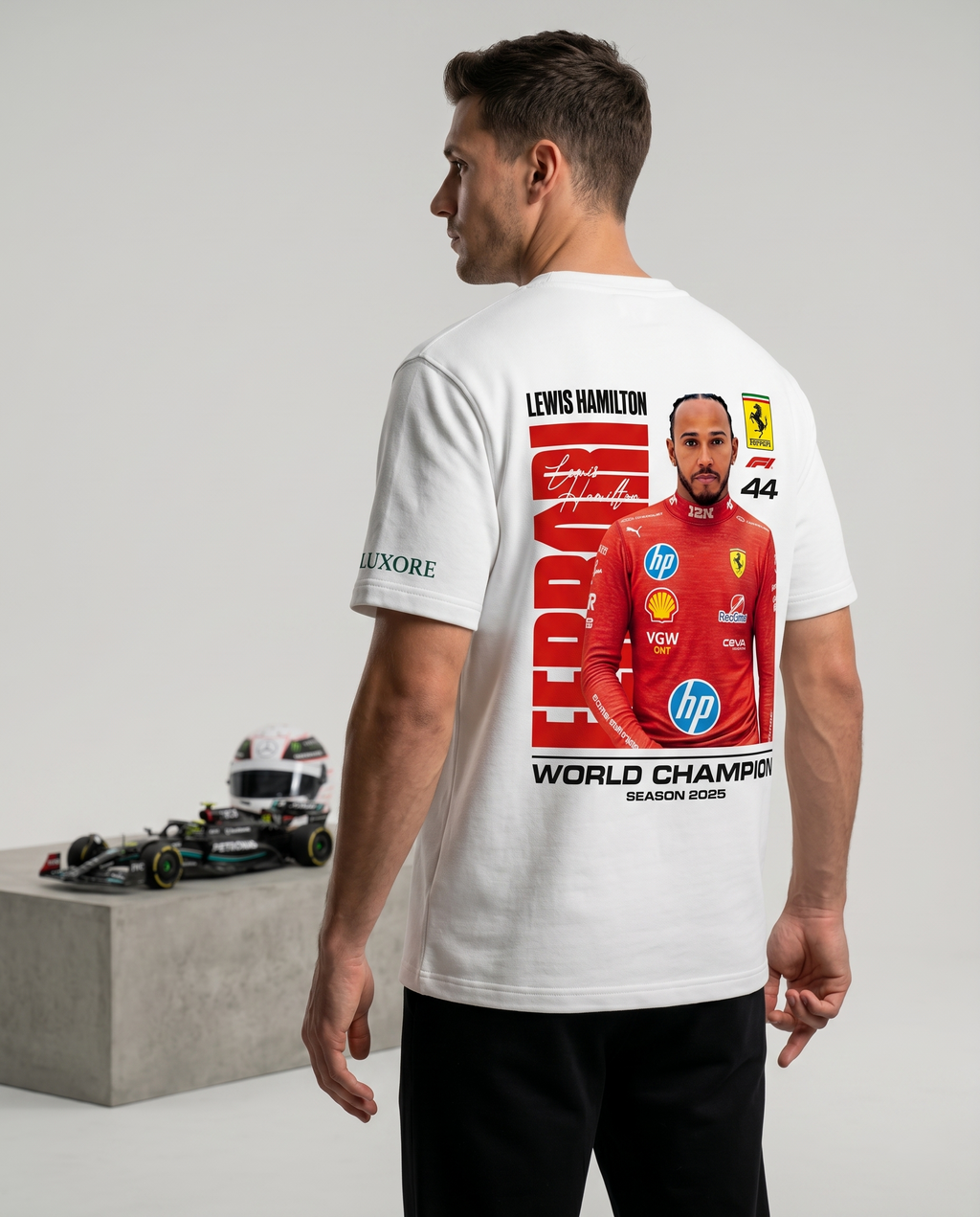 FERRARI RACING TEAM PRINTED T-SHIRT