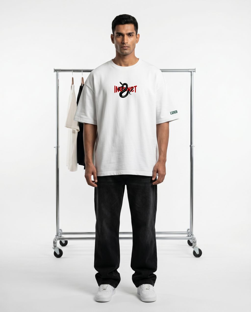 LUXORÉ DEATHROW GRAPHIC PRINTED TEE