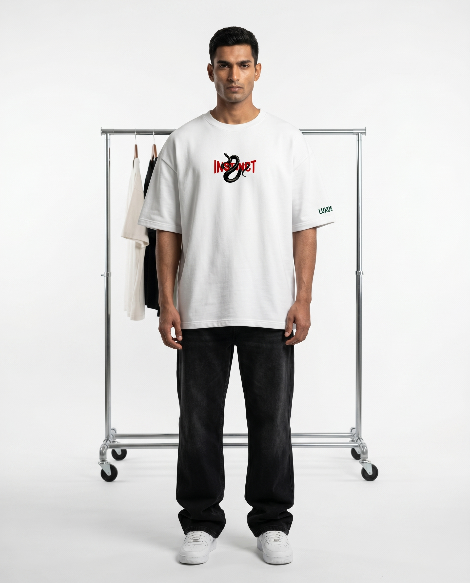 LUXORÉ DEATHROW GRAPHIC PRINTED TEE