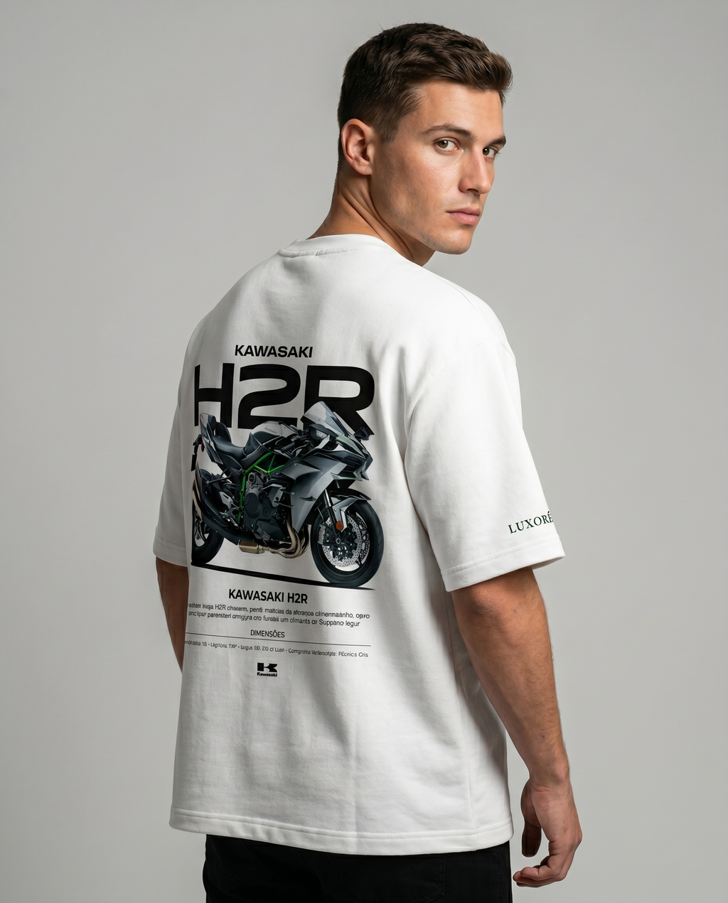 KAWASAKI H2R PRINTED T-SHIRT