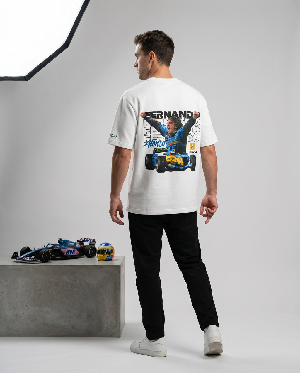 ALONSO RENAULT PRINTED T-SHIRT