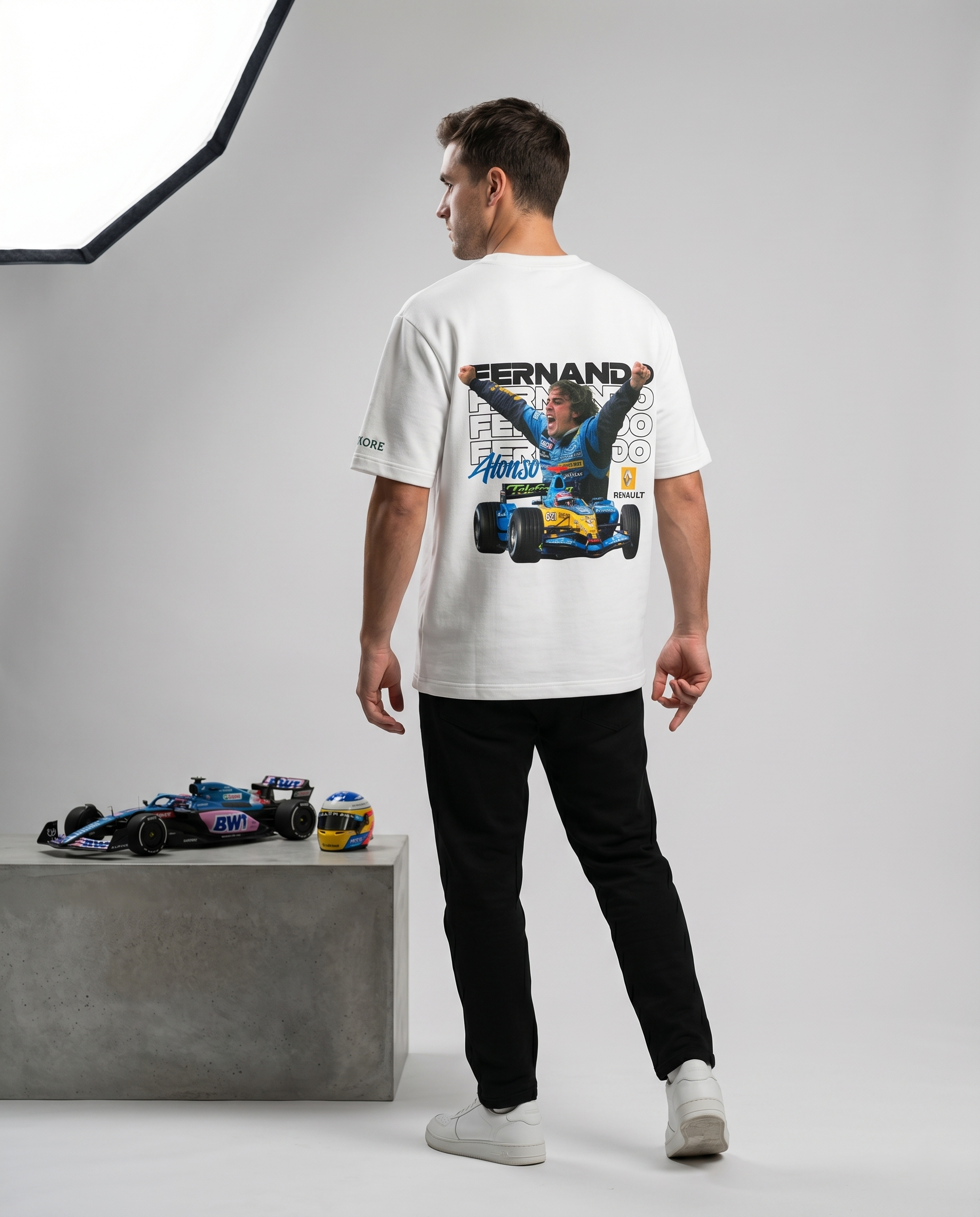 ALONSO RENAULT PRINTED T-SHIRT
