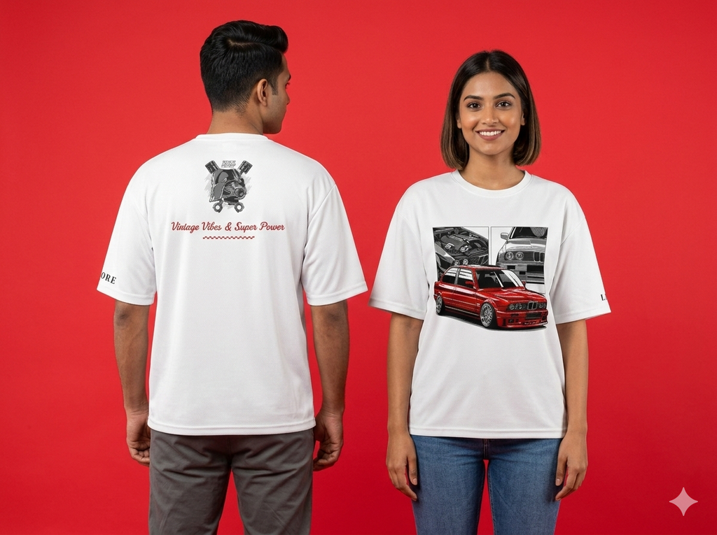 VINTAGE BMW E36 M3 SUPER POWER CAR T-SHIRT