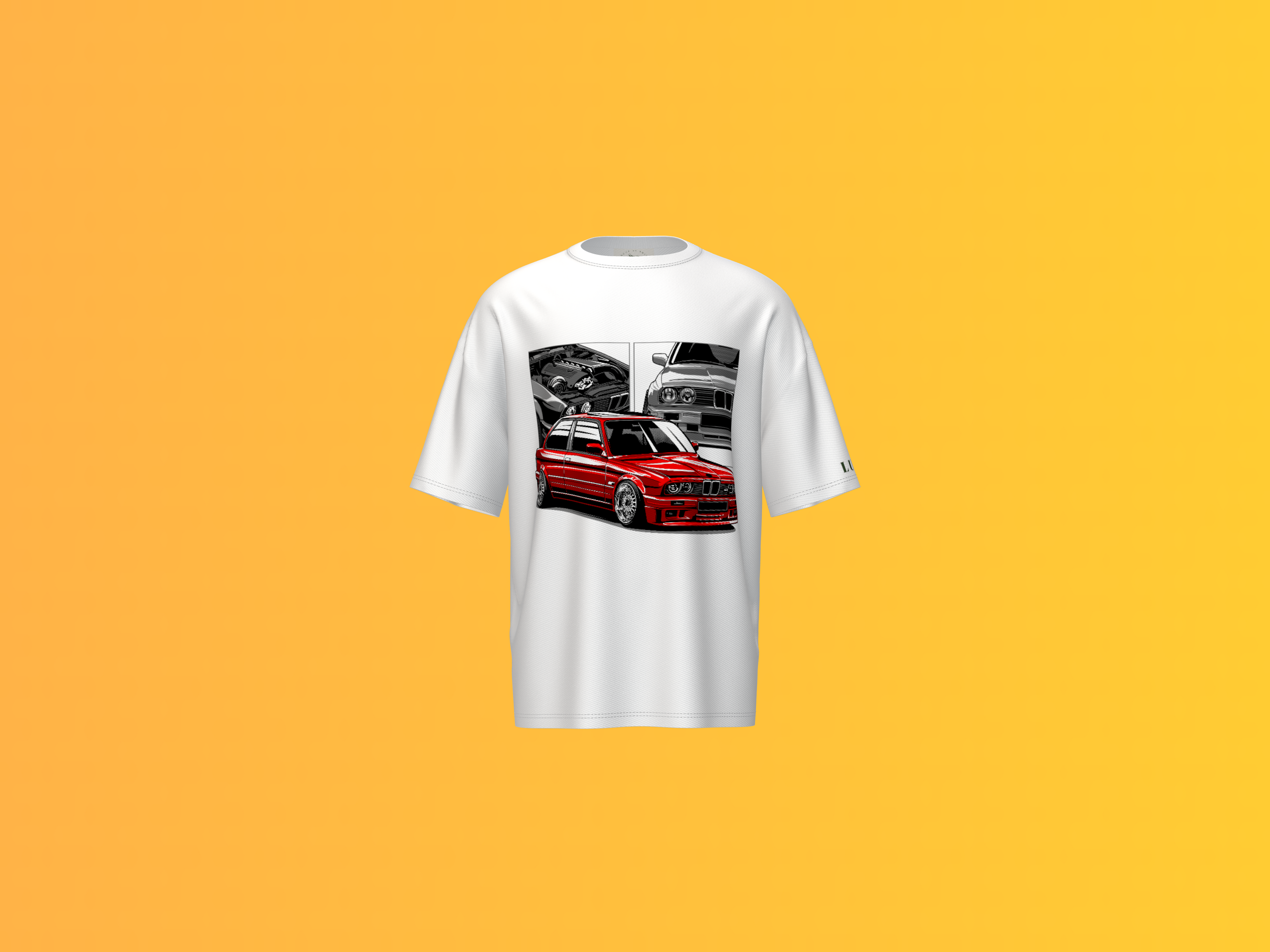 VINTAGE BMW E36 M3 SUPER POWER CAR T-SHIRT
