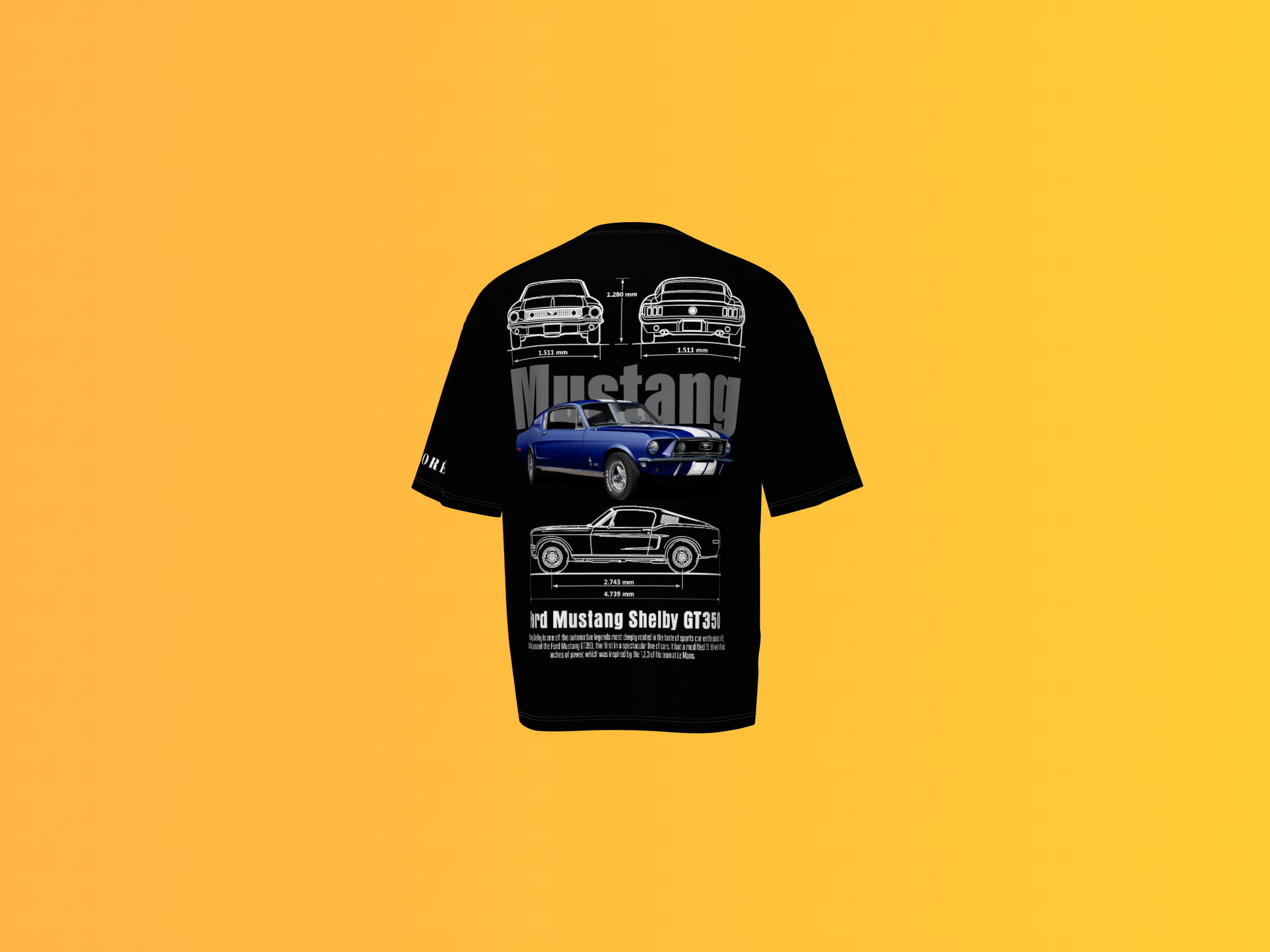 FORD MUSTANG SHELBY GT350 T-SHIRT