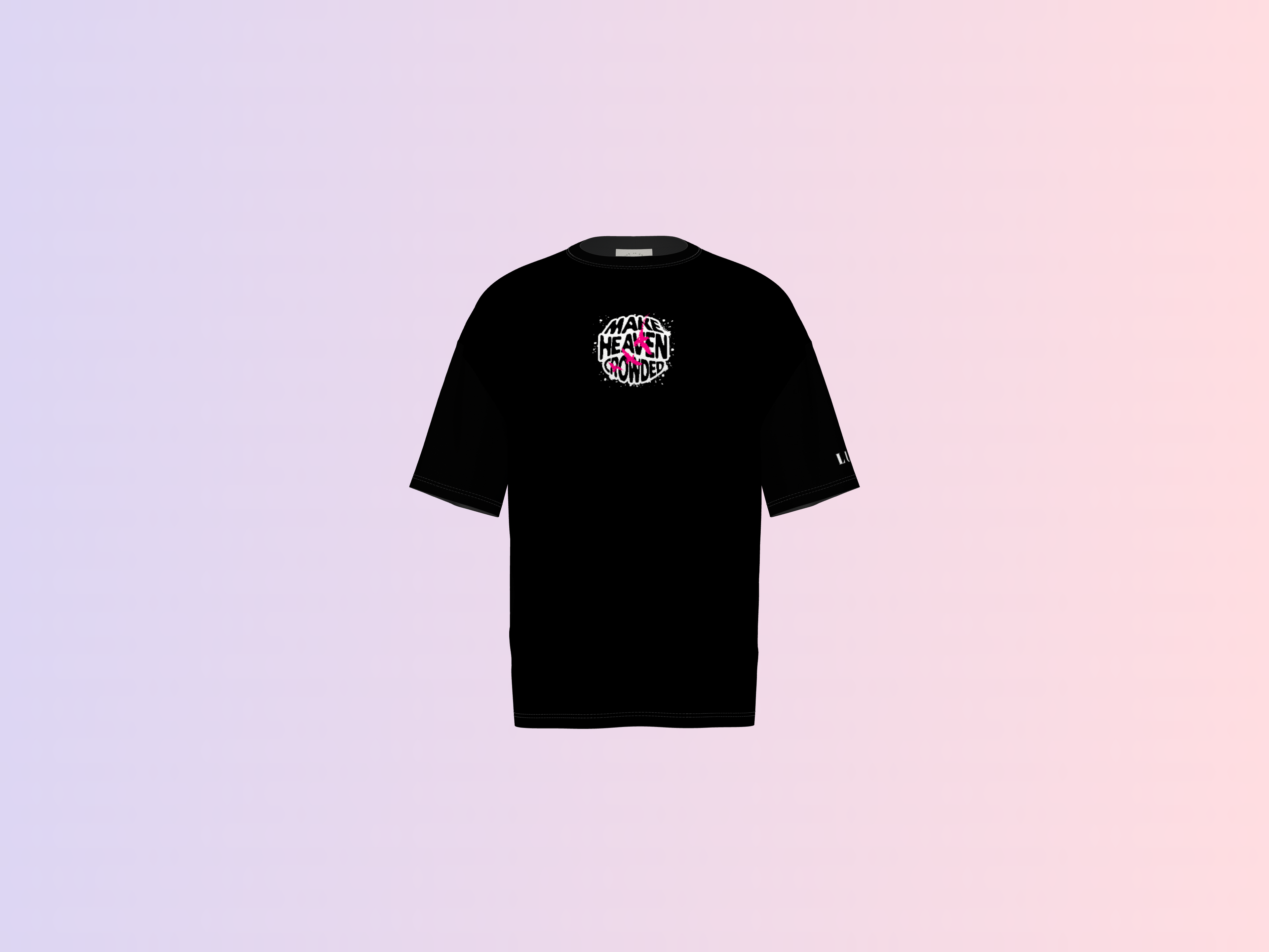 BLESSED PRINTED T-SHIRT