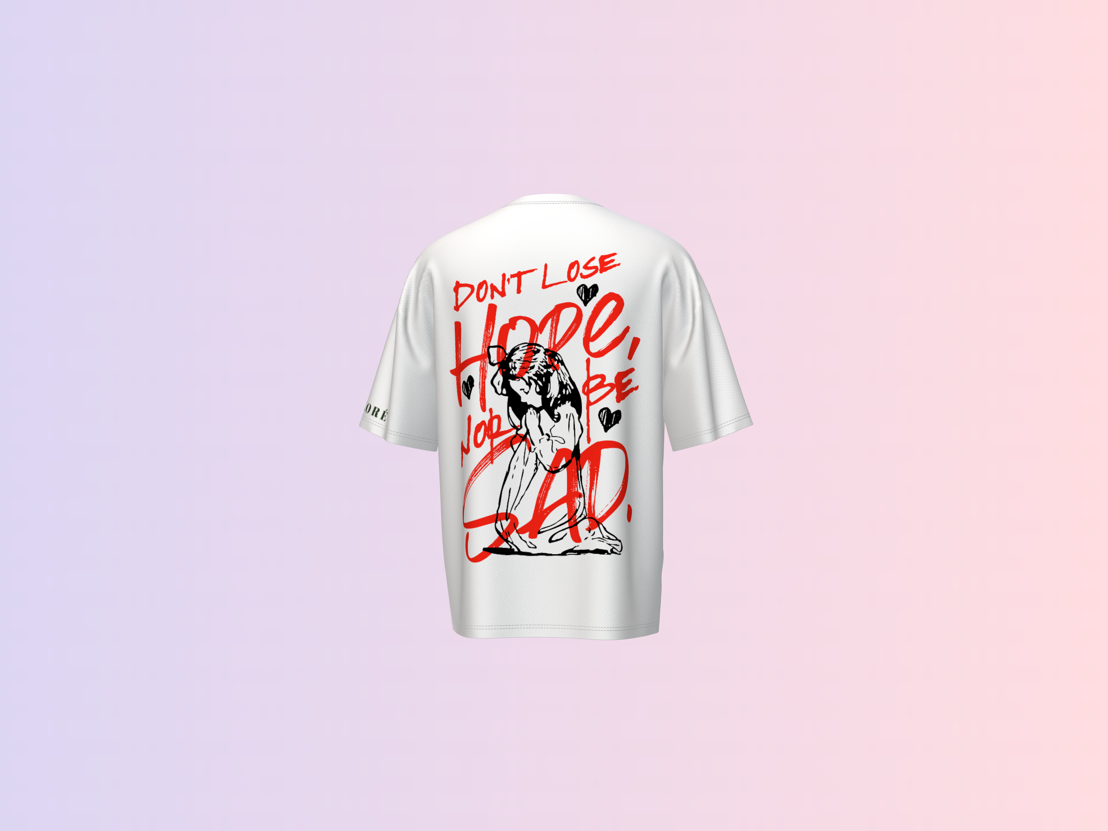 MAKE HEAVEN CROWDED PRINTED T-SHIRT