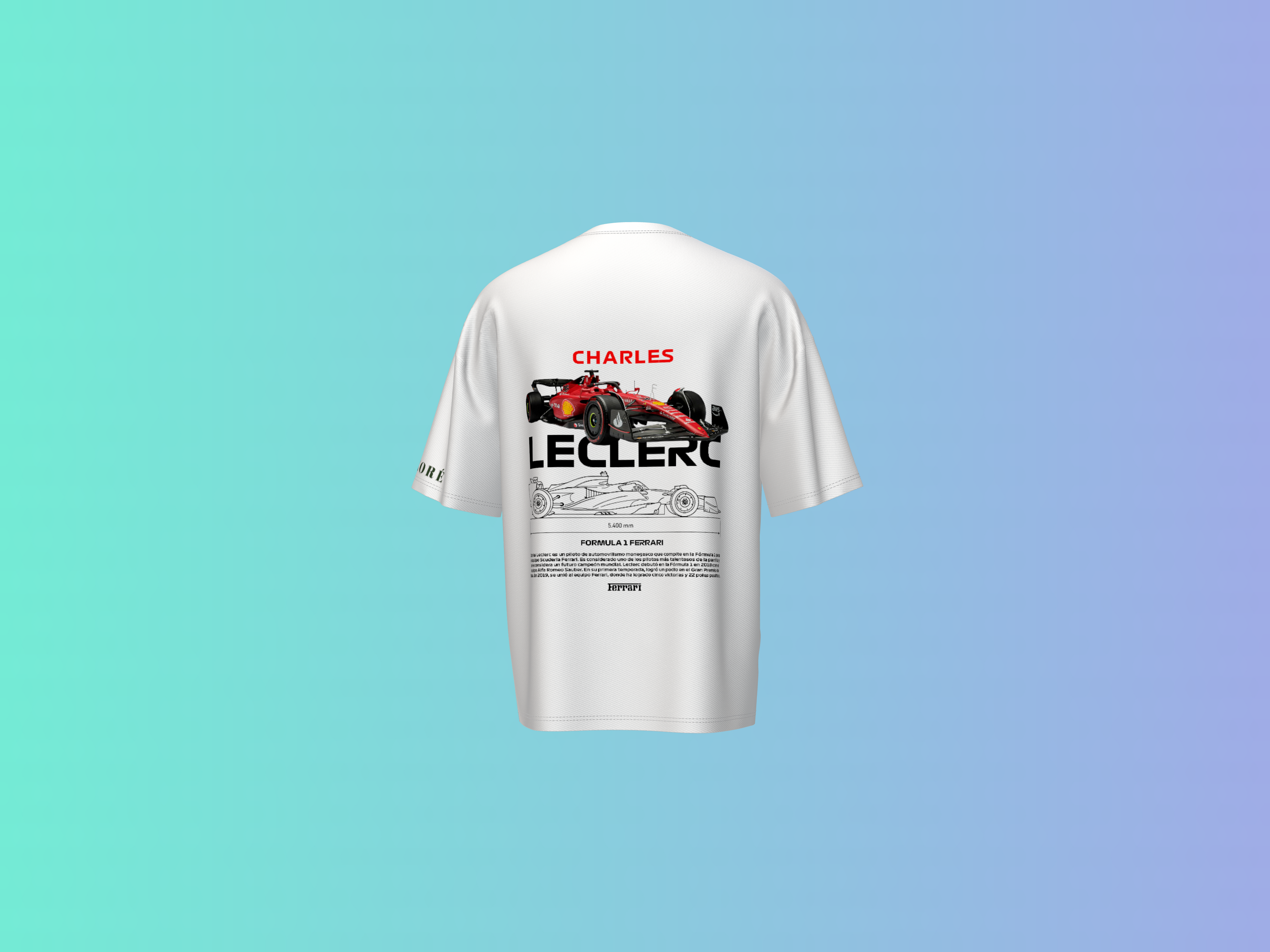 FERRARI CHARLES LECLERC 16 T-SHIRT