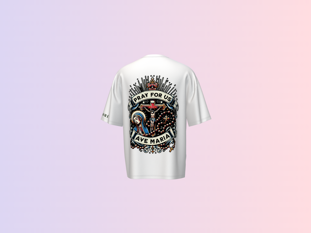 AVE MARIA PRINT T-SHIRT
