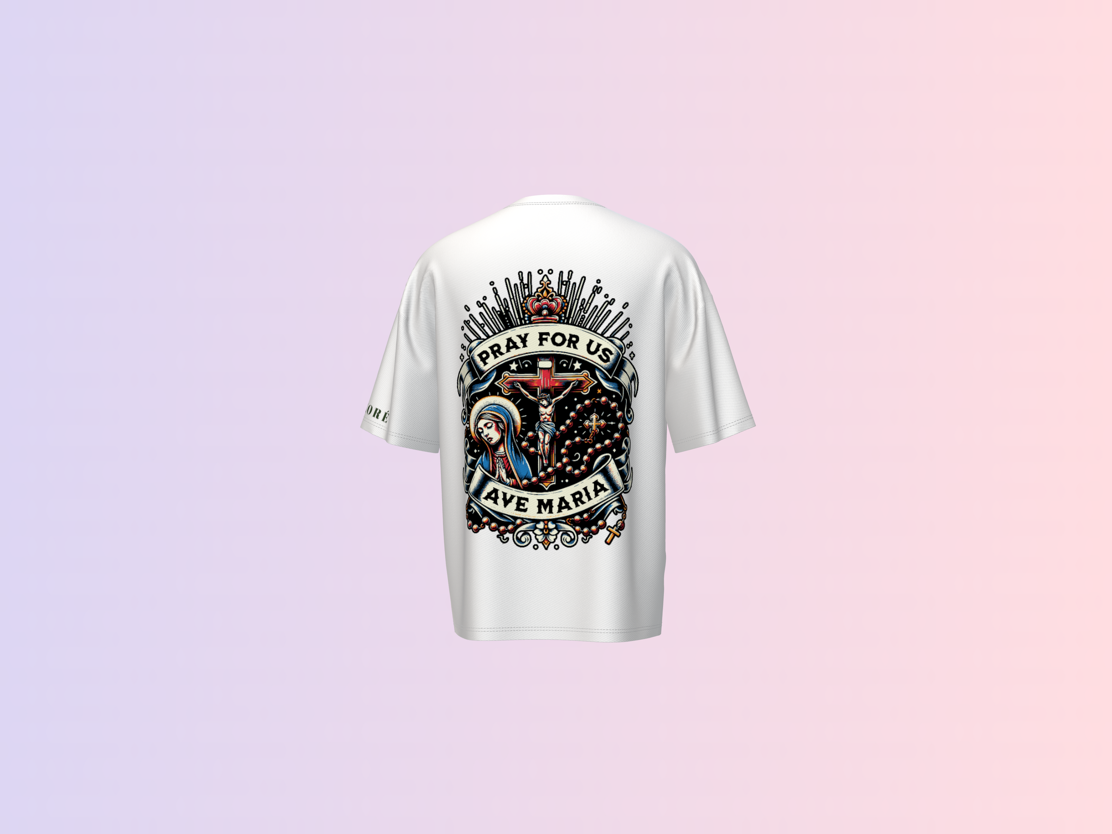 AVE MARIA PRINT T-SHIRT