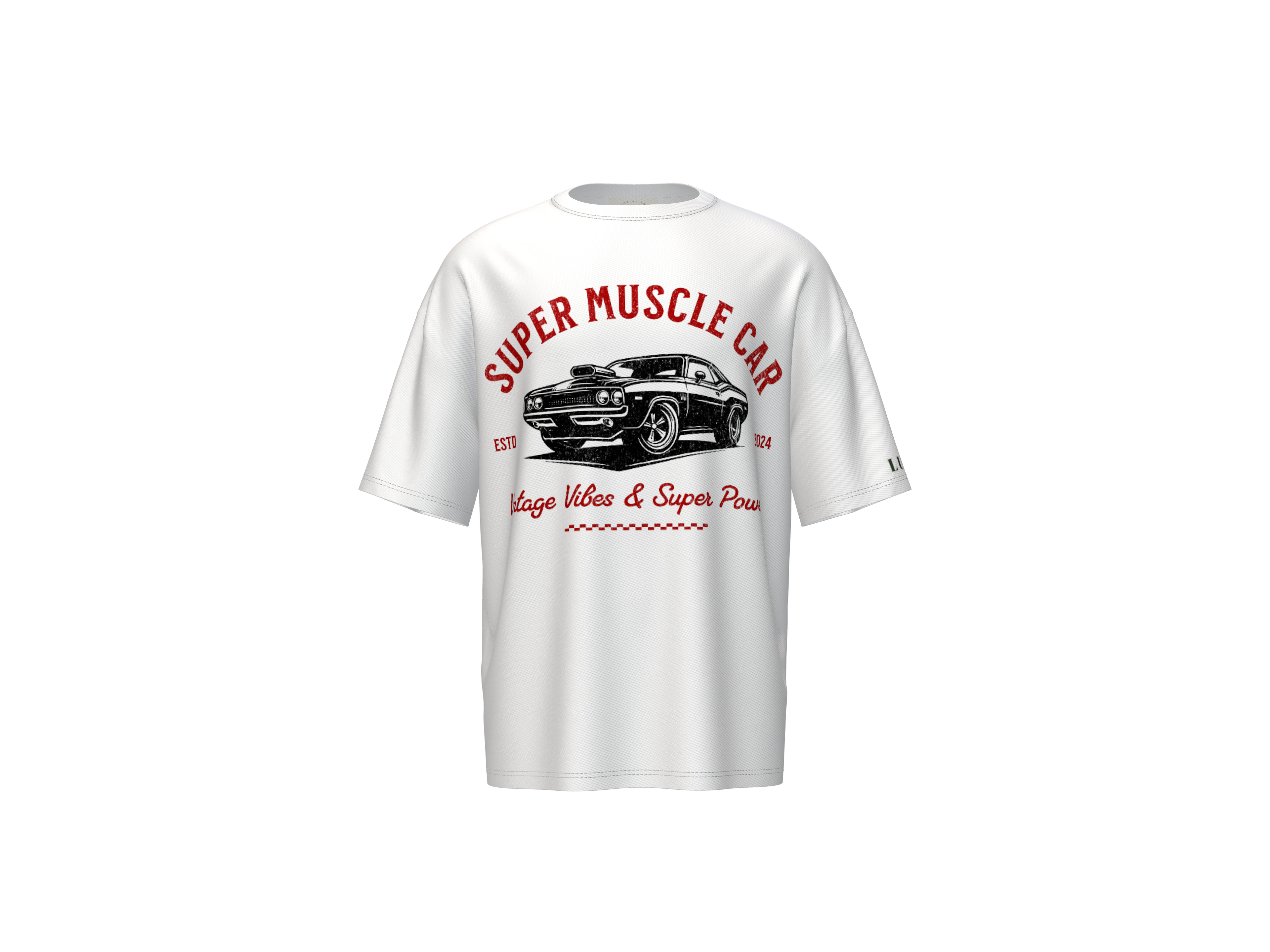 VINTAGE SUPER MUSCLE CAR T-SHIRT
