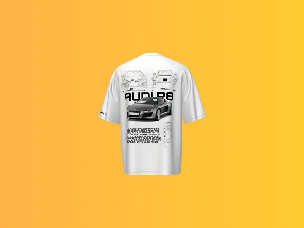 AUDI R8  PRINTED T-SHIRT