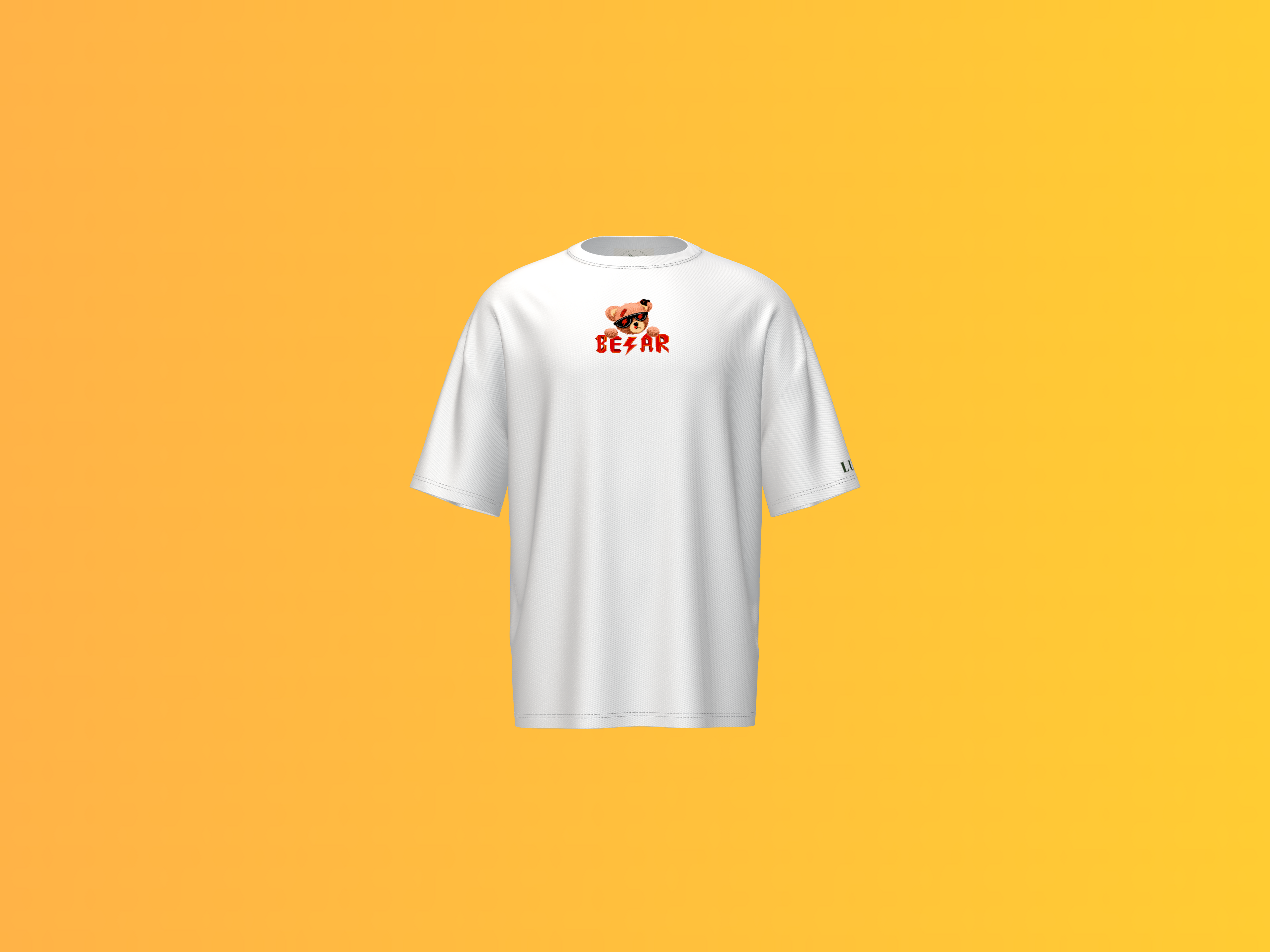BROKEN HEART TEDDY PRINTED T-SHIRT