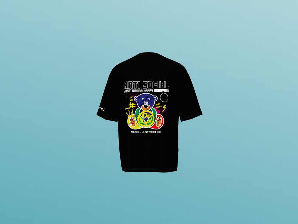 ANTI SOCIAL PRINTED T-SHIRT