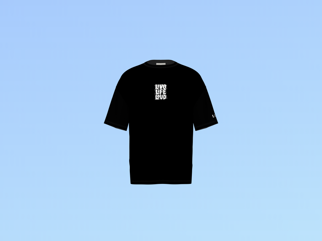 ROCK AND ROLL PRINTED T-SHIRT