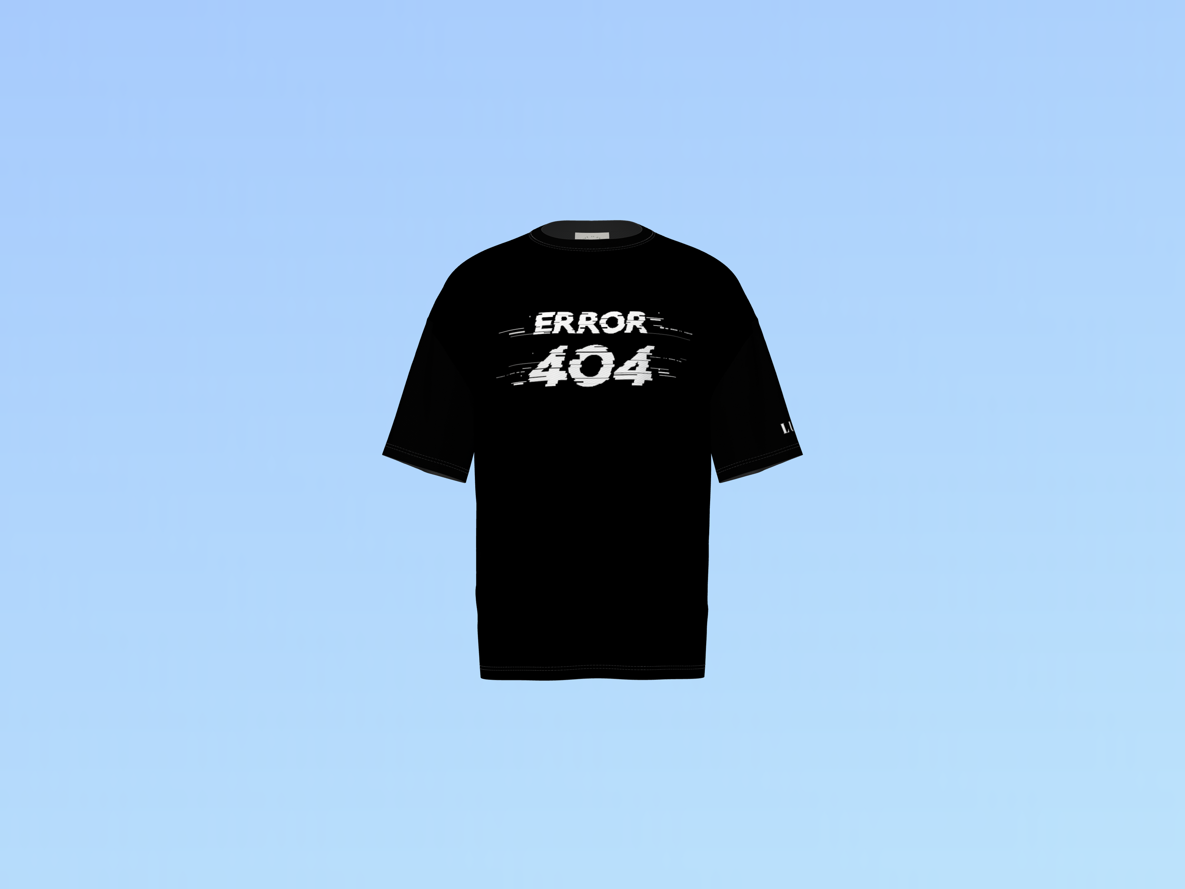 ERROR 404 PRINTED T-SHIRT