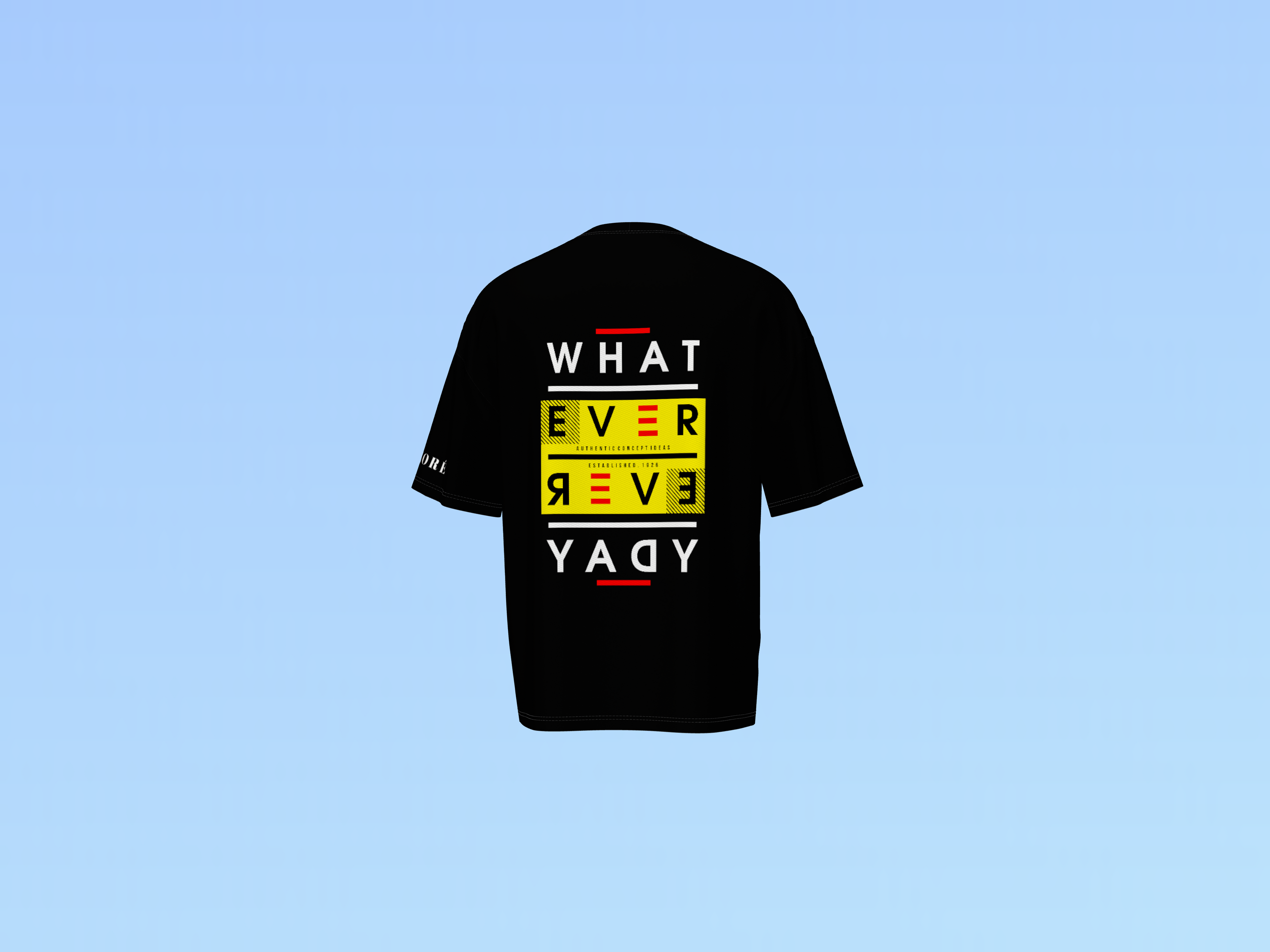 WHATEVER YADY PRINTED T-SHIRT
