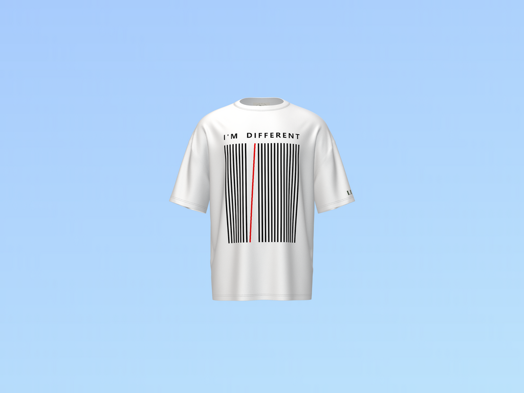 I AM DIFFERENT PRINTED T-SHIRT