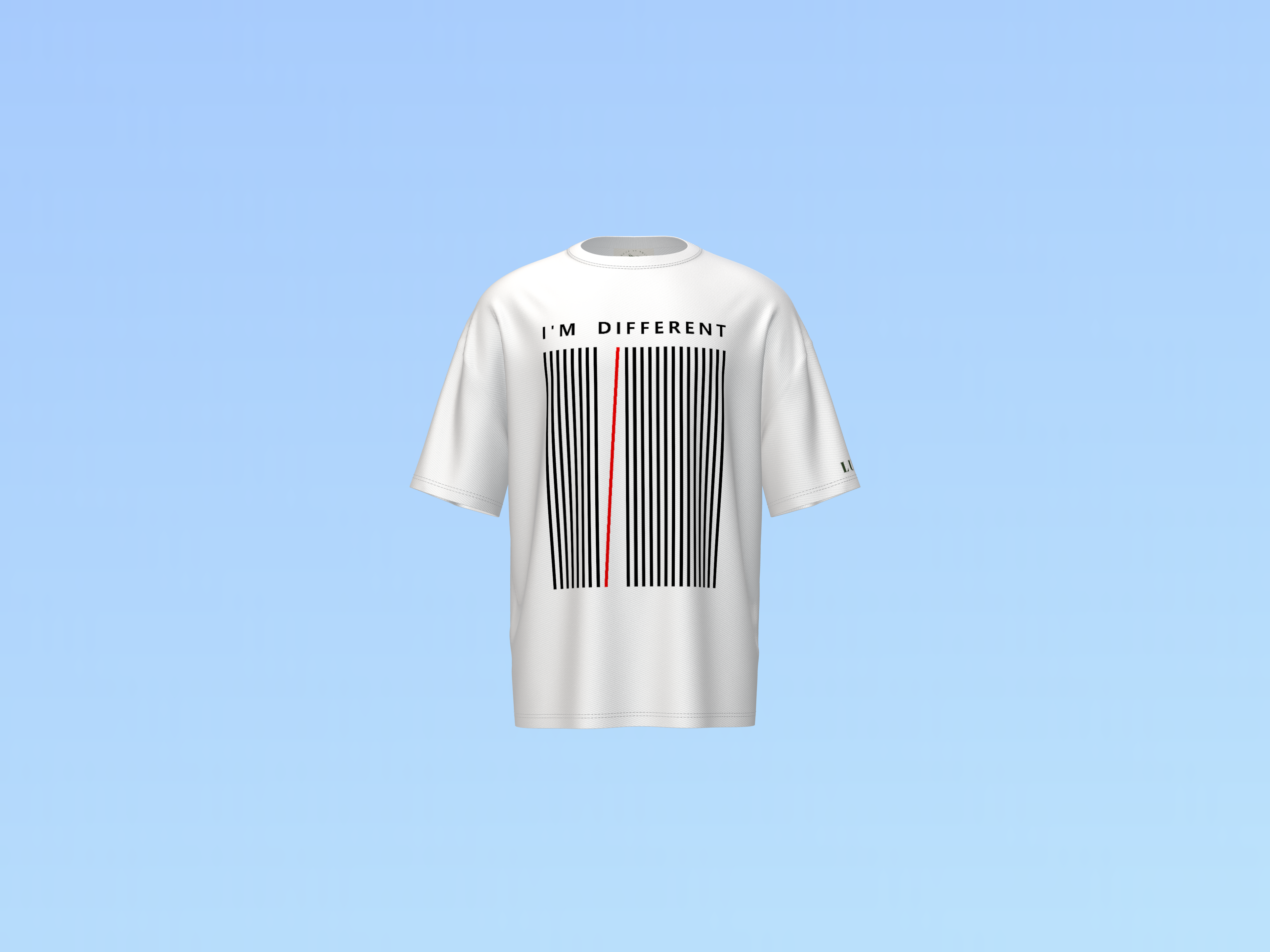 I AM DIFFERENT PRINTED T-SHIRT